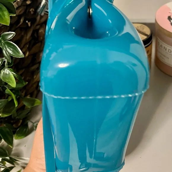 GUC Furla jelly Teal Mini Bag and dust bag - Picture 3 of 4